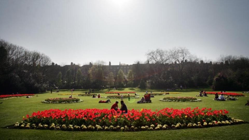 Dublin’s Merrion Square.  Dublin Civic Trust will next week hold a conference to celebrate the heritage of the city’s five Georgian squares. Photograph: Bryan O’Brien