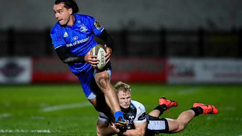 Leinster’s James Lowe will qualify to represent Ireland in November. Photograph: Ryan Hiscott/Inpho