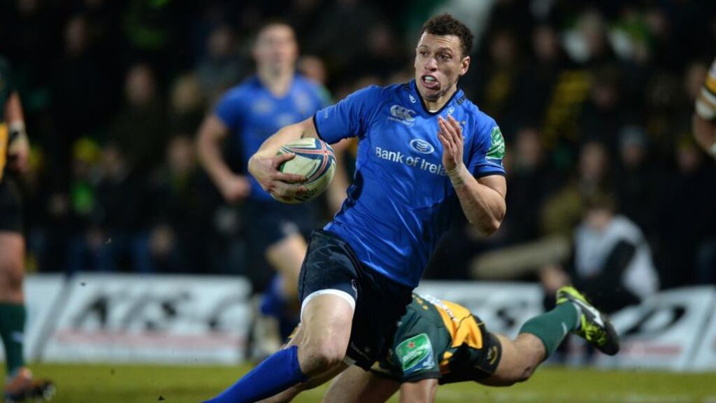 Leinster’s Zane Kirchner skips away from a tackle by Northampton Saints’ Ken Pisi during the Heineken Cup win last Saturday. Photograph: Tony marshall/PA Wire