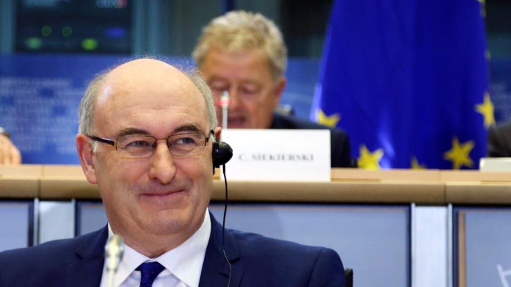 ‘The mystery is why anybody should have been surprised. Over the past decade or so Phil Hogan has been one of the most influential figures in Irish politics and his contribution to making Fine Gael into the most formidable political force in the country cannot be underestimated.’ Photograph: Francois Lenoir /Reuters