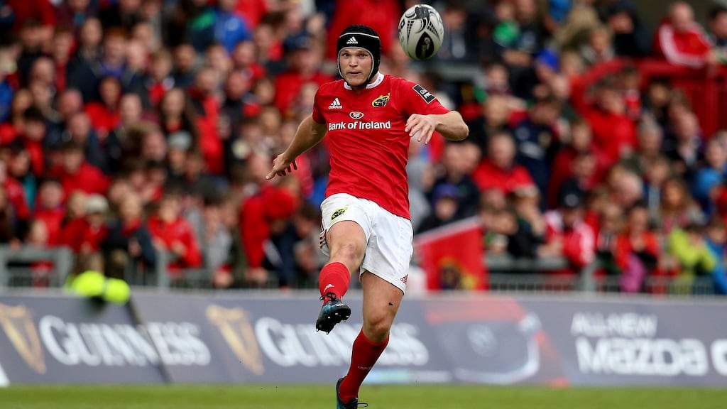 Tyler Bleyendaal has done well this season but now, on Saturday, he’ll be asked to close out a final, to stamp a performance on the stage where everyone remembers. Photograph: Tommy Dickson/INPHO