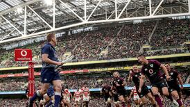 Johnny Sexton caps 100th Test with a try as Ireland run riot against Japan