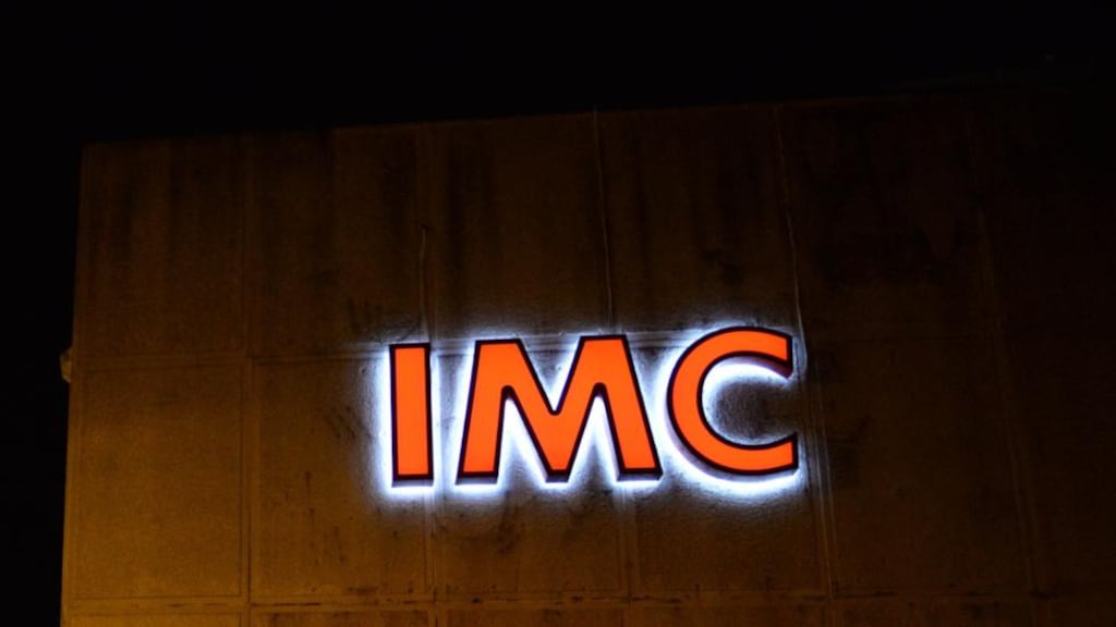 An IMC cinema logo. A cinema equipment supply company is suing a number of companies in the Irish Multiplex Cinemas (IMC) group over an alleged failure to pay for equipment. File photograph: Dara Mac Dónaill/The Irish Times