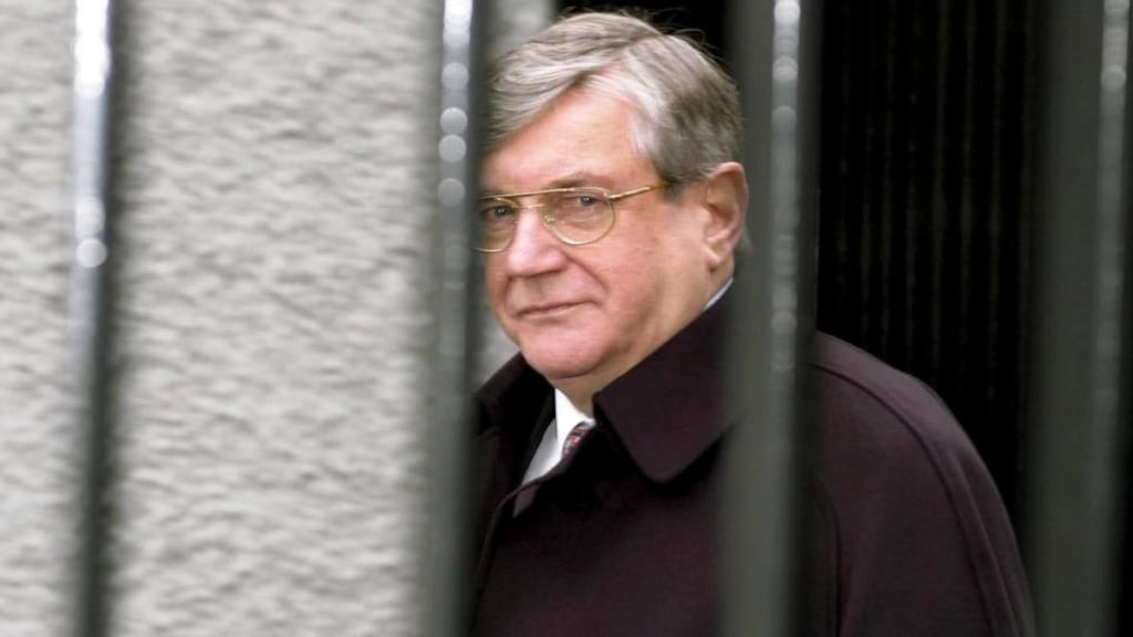 Former minister Ray Burke. Photograph: Matt Kavanagh/IRISH TIMES