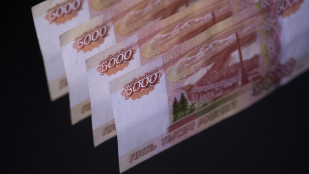 Russia spent about $30 billion to shore up the ruble in October as oil’s slide and economic sanctions over President Vladimir Putin’s incursion into Ukraine deepened the worst rout among 30 major currencies tracked by Bloomberg this year.