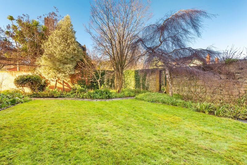 The property’s back garden.