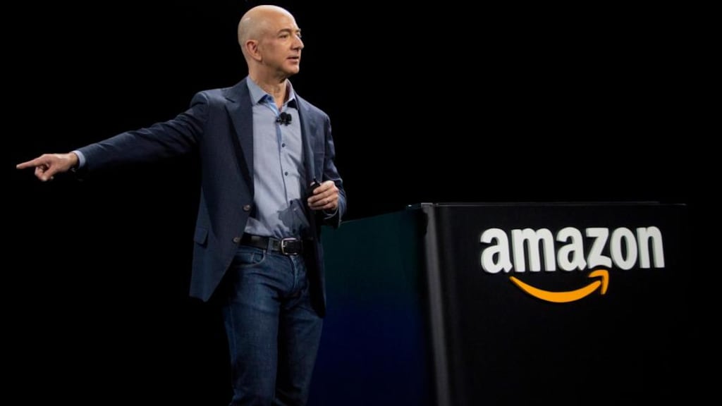 Jeff Bezos, chief executive of Amazon: “Broadcasting and watching gameplay is a global phenomenon, and Twitch has built a platform that brings together tens of millions of people.” Photographer: Mike Kane/Bloomberg