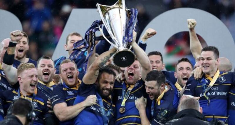 Leinster last lifted the Heineken Champions Cup in 2018. Photo: Billy Stickland/Inpho