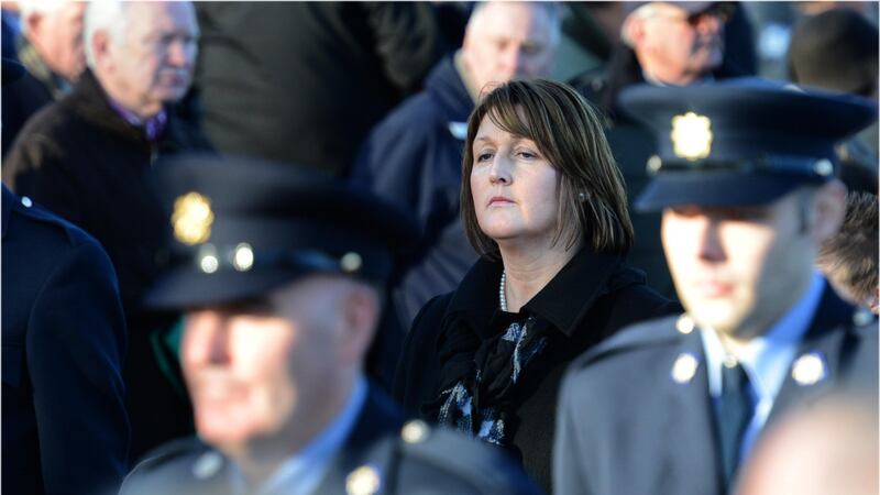 File photograph of Caroline Deloughrey, widow of Detective Garda Adrian Donohoe. Photograph: Dara Mac Dónaill