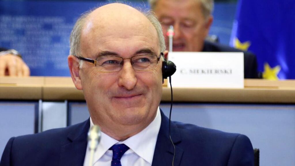 European Commissioner for Agriculture and Rural Development Phil Hogan: office signed off on Apple decision through written procedure on Monday. Photograph: François Lenoir/Reuters