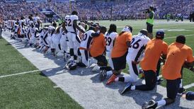 American sport unites in defiance of divisive Donald Trump