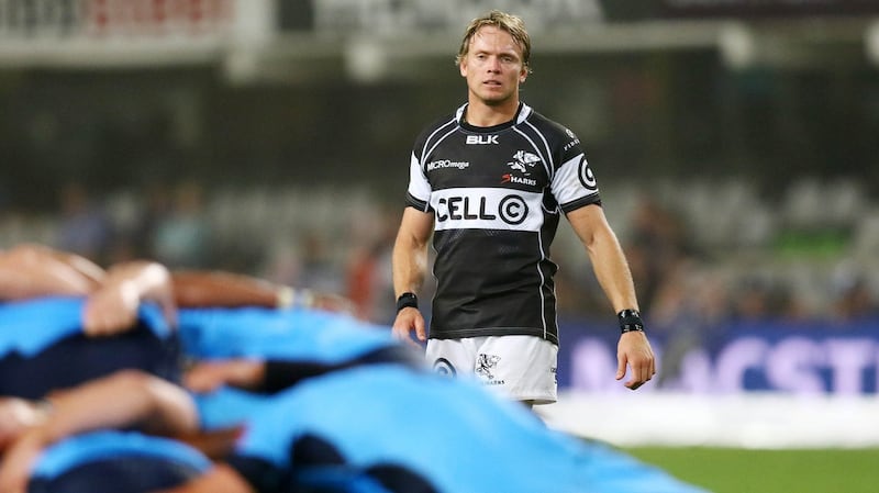 Joe Pietersen of the Sharks, who were beaten by the Bulls in the Currie Cup final. Photograph: Anesh Debiky/Gallo