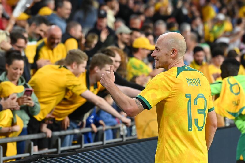 Aaron Mooy will be familiar to fans on this side of the world after spells with Brighton and Celtic. Photograph: Albert Perez/Getty Images