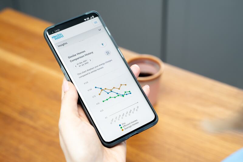 Simple charts make understanding your household’s energy consumption easy to read