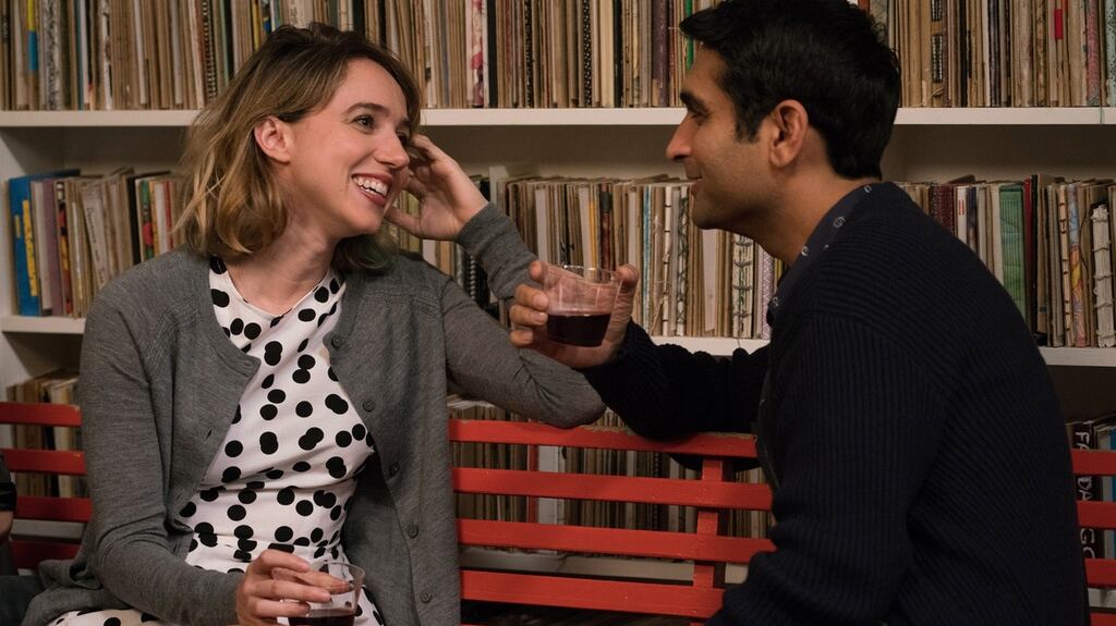 Zoe Kazan and Kumail Najiani in The Big Sick