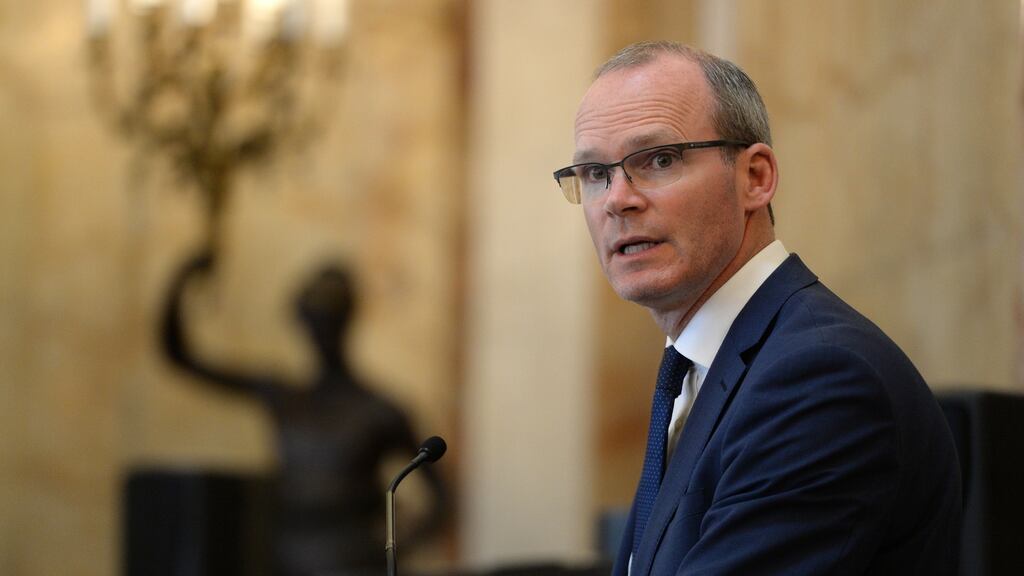 Tánaiste Simon Coveney said the time for self-regulation of online material was now over. File photograph: Cyril Byrne/The Irish Times.