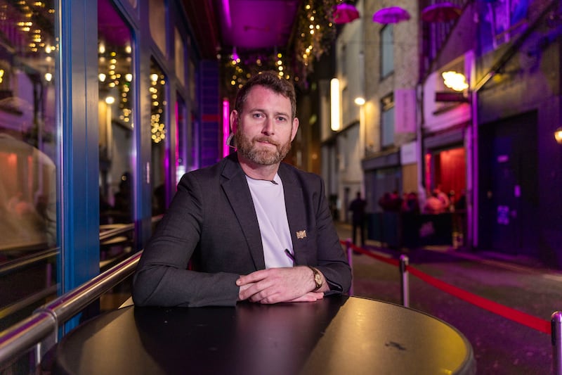 Aaron Stanley, new manager at Zozimus Bar, South Anne's Street. Photograph: Tom Honan