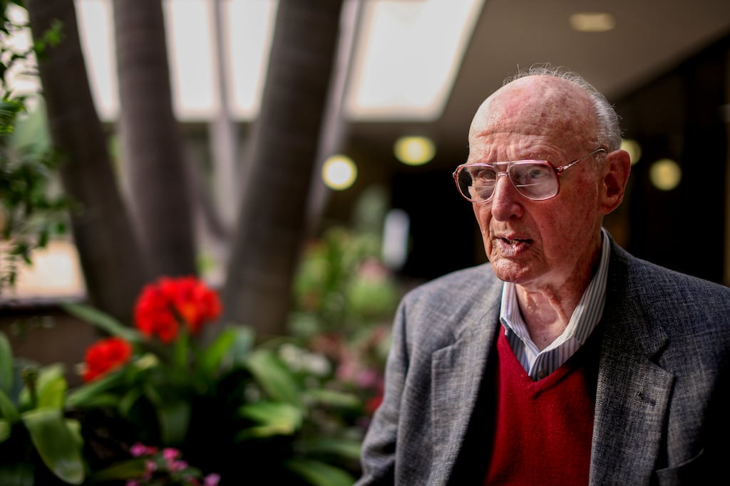 Nobel laureate economist Harry Markowitz: he revolutionised the way people invest. Photograph: Sandy Huffaker/The New York Times