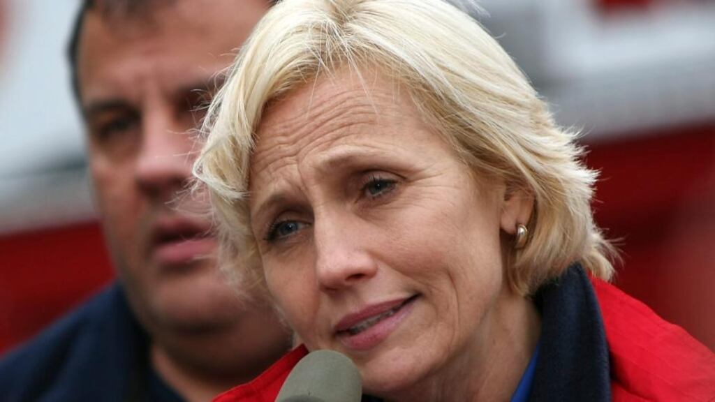 New Jersey Gov. Chris Christie attends a swearing-in ceremony for Supreme Court Justice Faustino Fernandez-Vina at Rutgers University in Camden, N.J., Jan. 17, 2014. Republican party leaders are urging Christie to let go of friends who have risen with him in state government, saying he should recruit a more saavy political team after his top aides were linked to the Fort Lee Bridge Scandal. (Jessica Kourkounis/The New York Times)