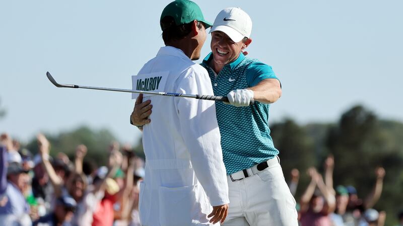 McIlroy takes comfort from the good form shown at the back end of last month’s Masters. Photograph: Gregory Shamus/Getty Images