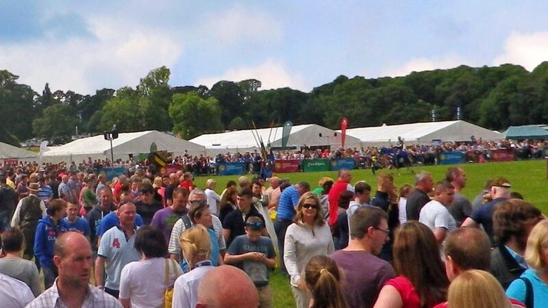 Crowds at Shane’s Castle for game fair