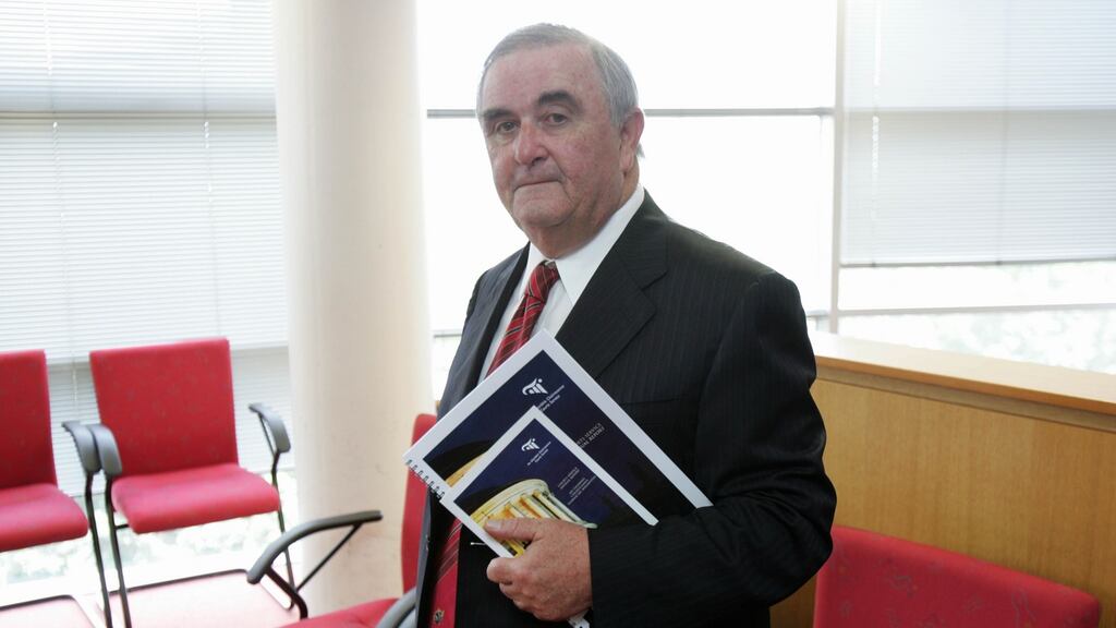 Retired chief justice John Murray: Appointed by the Coalition to review law allowing access to journalists’ phone records. File photograph: Frank Miller/The Irish Times