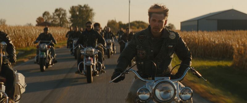 Austin Butler as Benny in director Jeff Nichols' The Bikeriders. Photograph: Courtesy of Focus Features. © 2023 Focus Features. All Rights Reserved