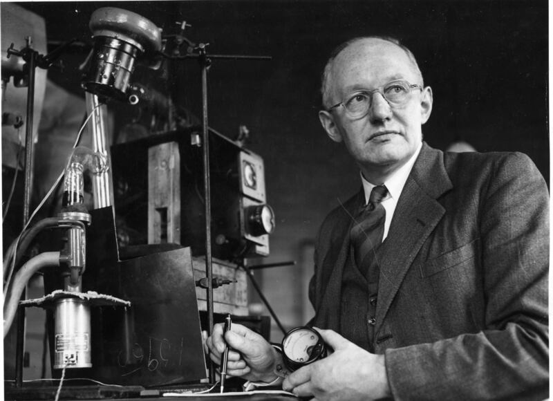 Ernest Walton was an Irish physicist and Nobel laureate for his work with John Cockcroft with "atom-smashing" experiments done at Cambridge University in the early 1930s. Photograph: Jack McManus