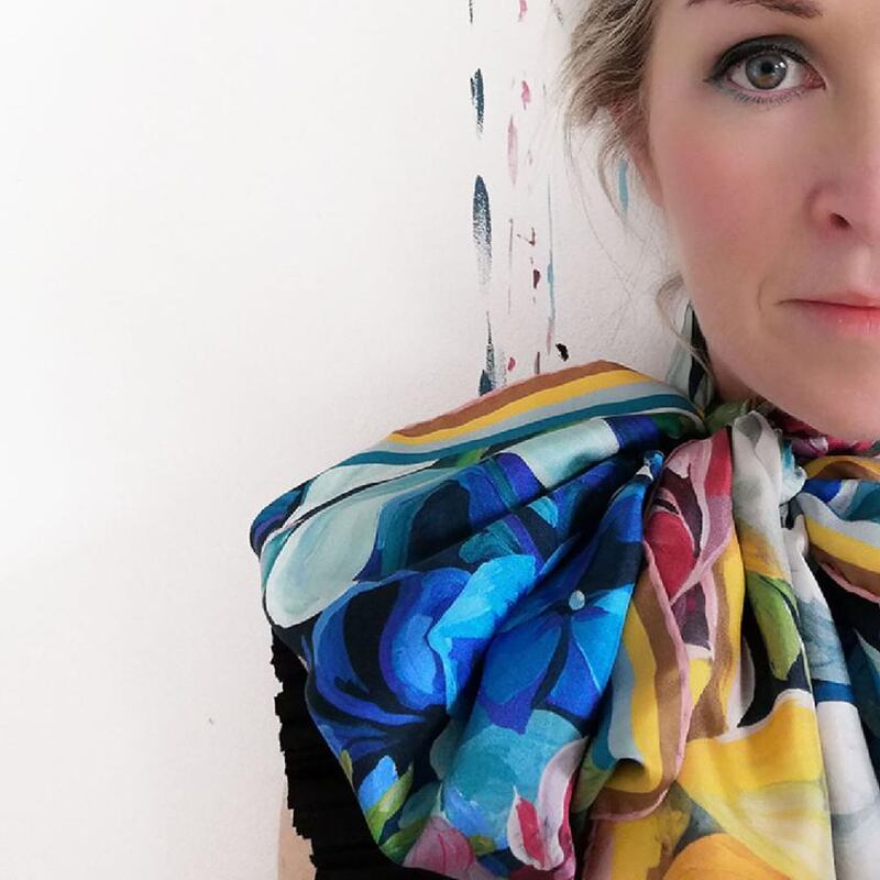 Flourish midi scarf by Caroline Duffy