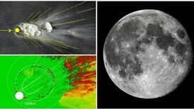 Eye of man in the moon a result of massive asteroid impact