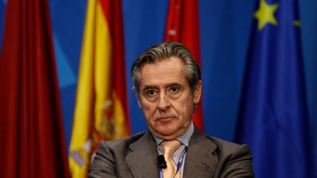 Former president of Caja Madrid Miguel Blesa is the first top financier detained in Spain since the financial crisis began. Photograph: Reuters/Sergio Perez
