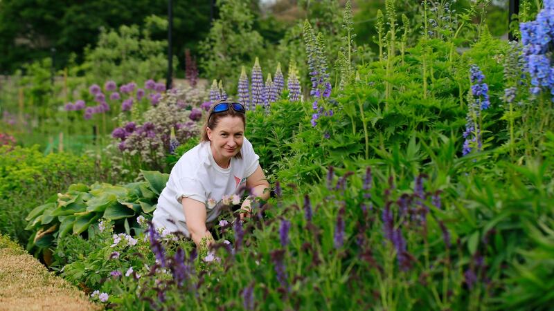 Meeda Downey, head gardener. Photograph: Nick Bradshaw