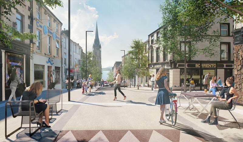 Royal Irish Architects Institute 2022 awards - second place in the public choice award went to Cobh Public Realm Urban Design Plan project in Cork, designed by Cork County Council. Image: RIAI
