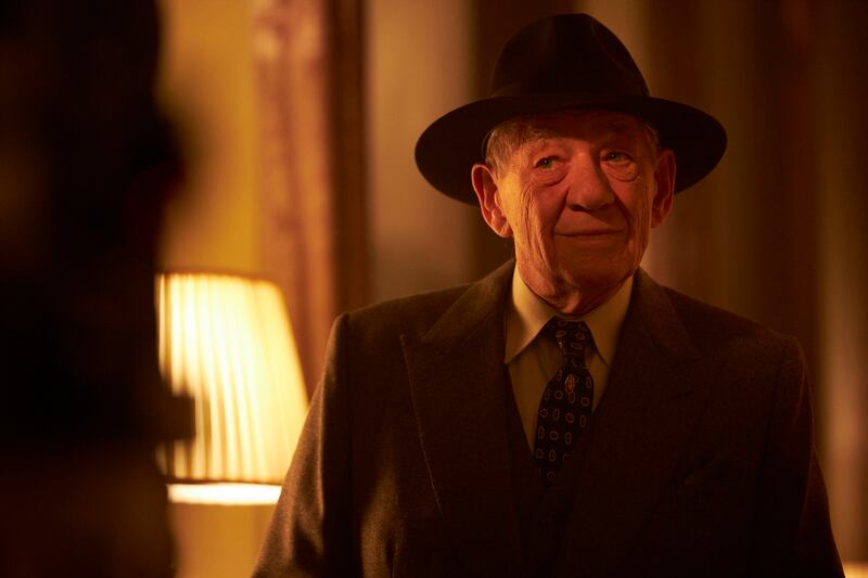 Ian McKellen in The Critic. Photograph: Fearless Minds/BKS/Sean Gleason