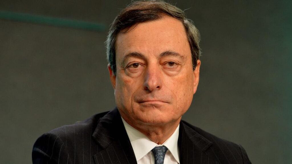 European Central Bank president Mario Draghi: called for assertive action to prevent a third recession. Photograph: David Sleator