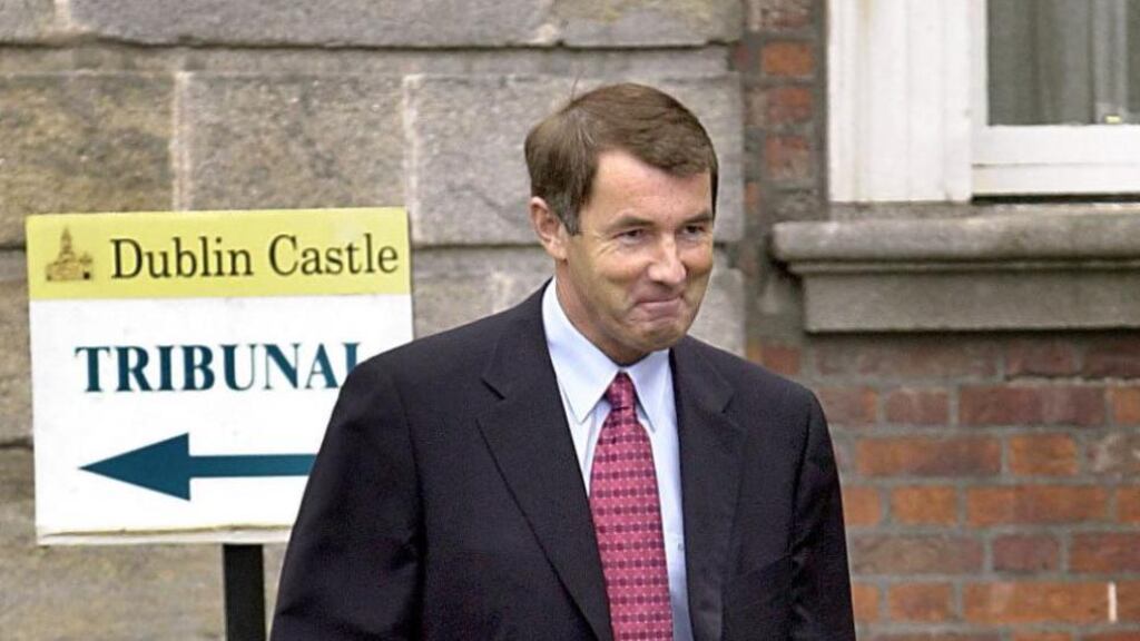 Michael Lowry leaving a sitting of the Moriarty Tribunal at Dublin Castle in July 2002. File photograph: David Sleator/The Irish Times