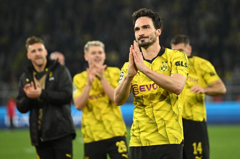 Dortmund's Mats Hummels provided the mother of all burns: 'Good harvesting this week my fellow farmers.' Photograph: Ina Fassbender/Getty Images