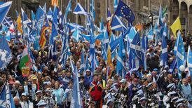 More than 100,000 estimated attendance at Scottish independence march