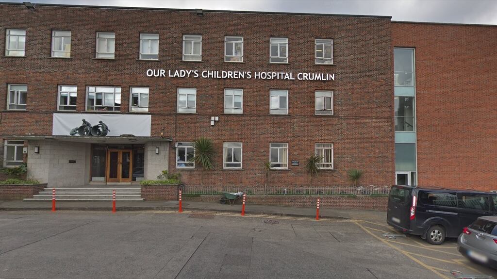 The woman has sued Our Lady’s Childrens Hospital, Crumlin, Dublin which provides genetic testing at its Genetics Department. Photograph: Google Street View