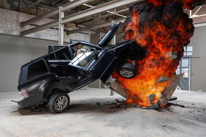 David Mach’s The Oligach’s Nightmare. Photograph: Andrew Downes/Xposure.ie