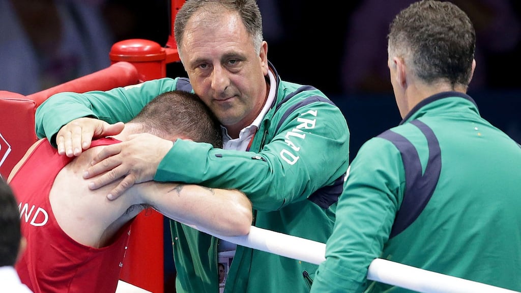Ireland coach Zaur Antia intends to become more involved in coaching the women boxers. Photo: Morgan Treacy/Inpho