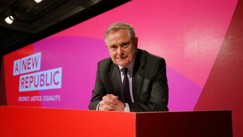 Labour Party leader Brendan Howlin used speech to criticise Minister for Transport Shane Ross and presidential election candidate Peter Casey. Photograph: Nick Bradshaw