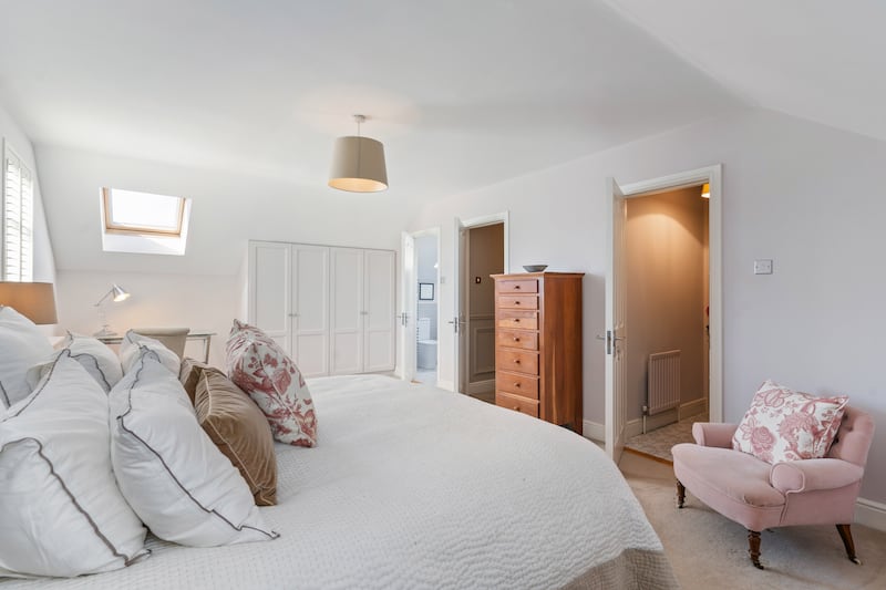 The house has five bedrooms