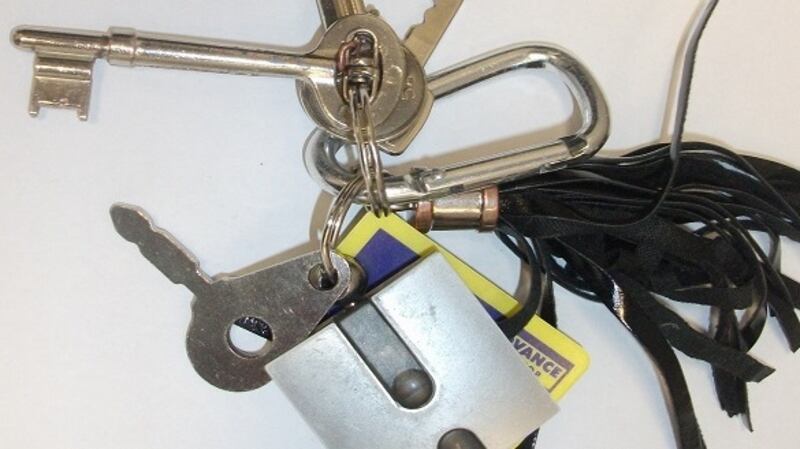 A bunch of keys found with the deceased in Carlow on July 25th. Photograph: An Garda Síochána.