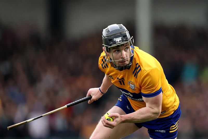 Clare's Tony Kelly gives the impression of a player coming back into form. Photograph: Bryan Keane/Inpho