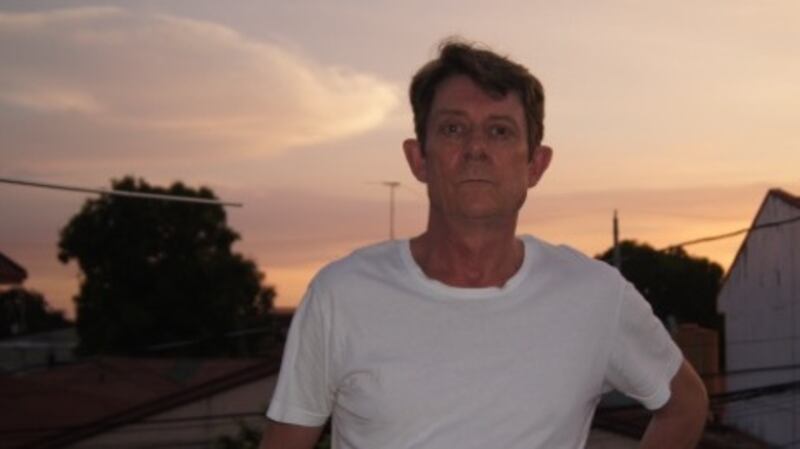 Eanna Ó Cochláin on the balcony of the apartment where he is living in the Philippines while he awaits a second appeal.