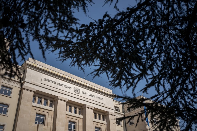 The Palais des Nations, which houses the United Nations in Geneva. Photograph: Fabrice Coffrini/AFP/Getty