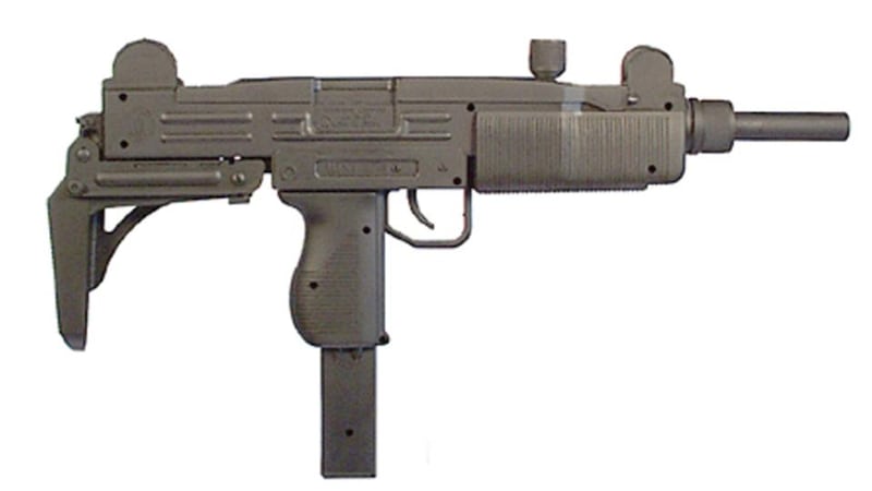 A shooting instructor has died after he was accidentally shot while showing a nine-year-old girl how to use an automatic Uzi, authorities in Arizona said. File photograph of an Uzi submachine gun.
