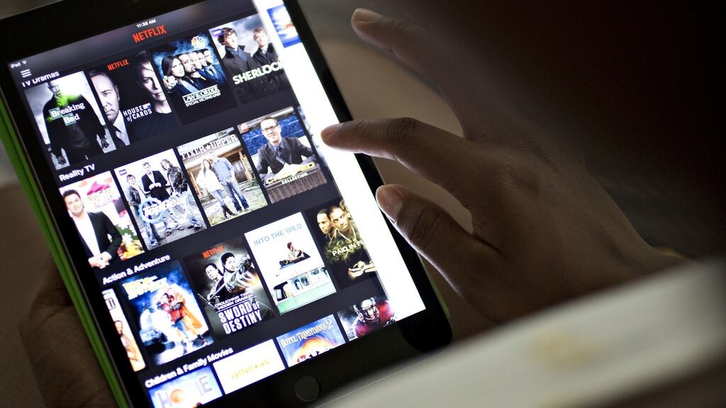 Netflix: the company is enabling downloads for offline viewing. Photograph: Bloomberg