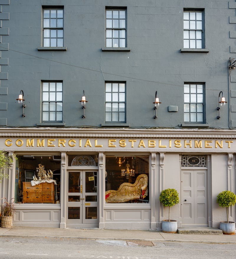 Joy Thorpe's antique shop in Castlecomer, Co Kilkenny. Photograph: Story.bord